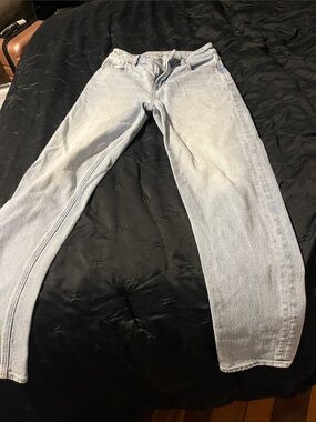 American Eagle Outfitters Light Blue Straight Leg Jeans